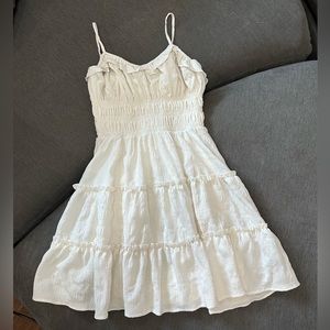 alter'd state dress, cream adjustable strap sun dress, medium